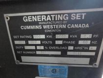2008 Cummins QSK23-G7 NR2 Generator Set