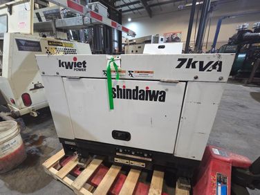 Used Shindaiwa DGK7F 7kW  Generator Set