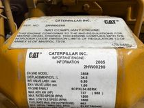 2005 Caterpillar 3508 Generator Set