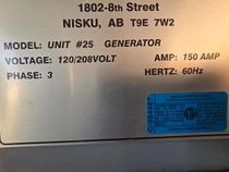Isuzu 4BG1 Generator Set