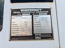 2016 Multiquip DCA-20SPXU4F Generator Set